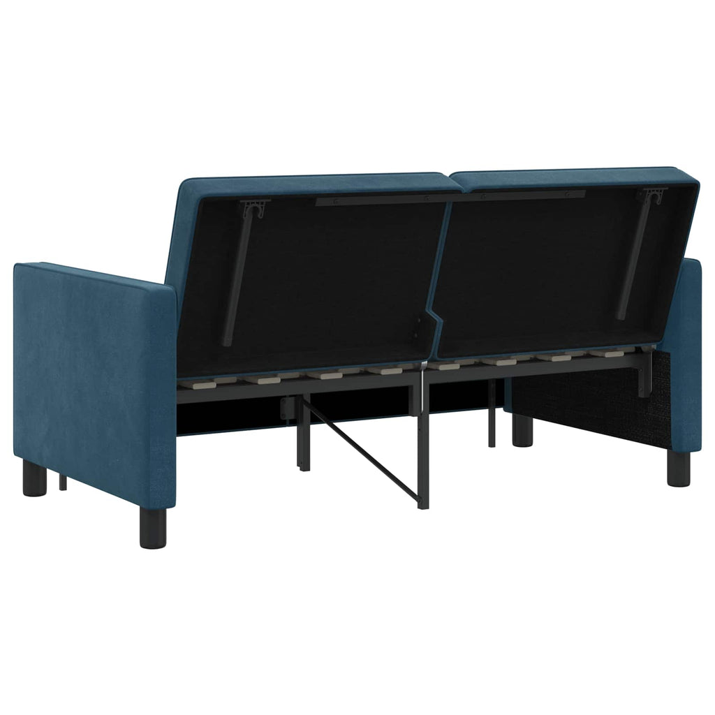 vidaXL Sofa Bed niebieski tkanina