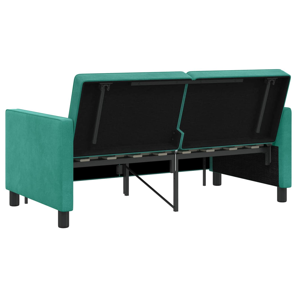 vidaXL Sofa Bed Turkusowy tkanina