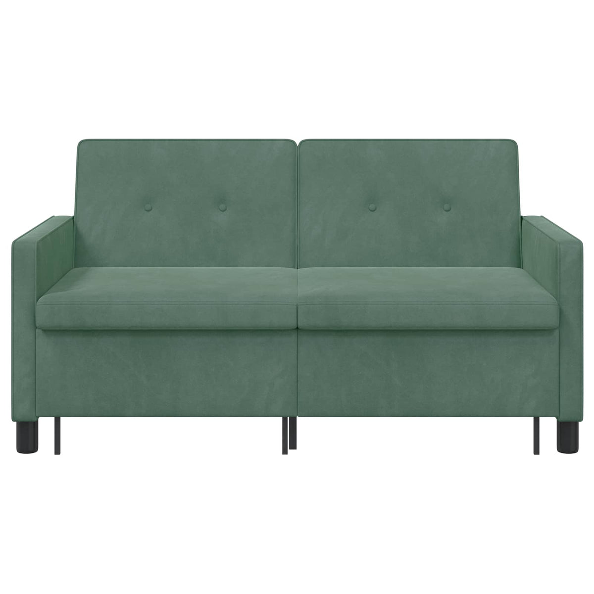 vidaXL Sofa Bed Zielony morski tkanina
