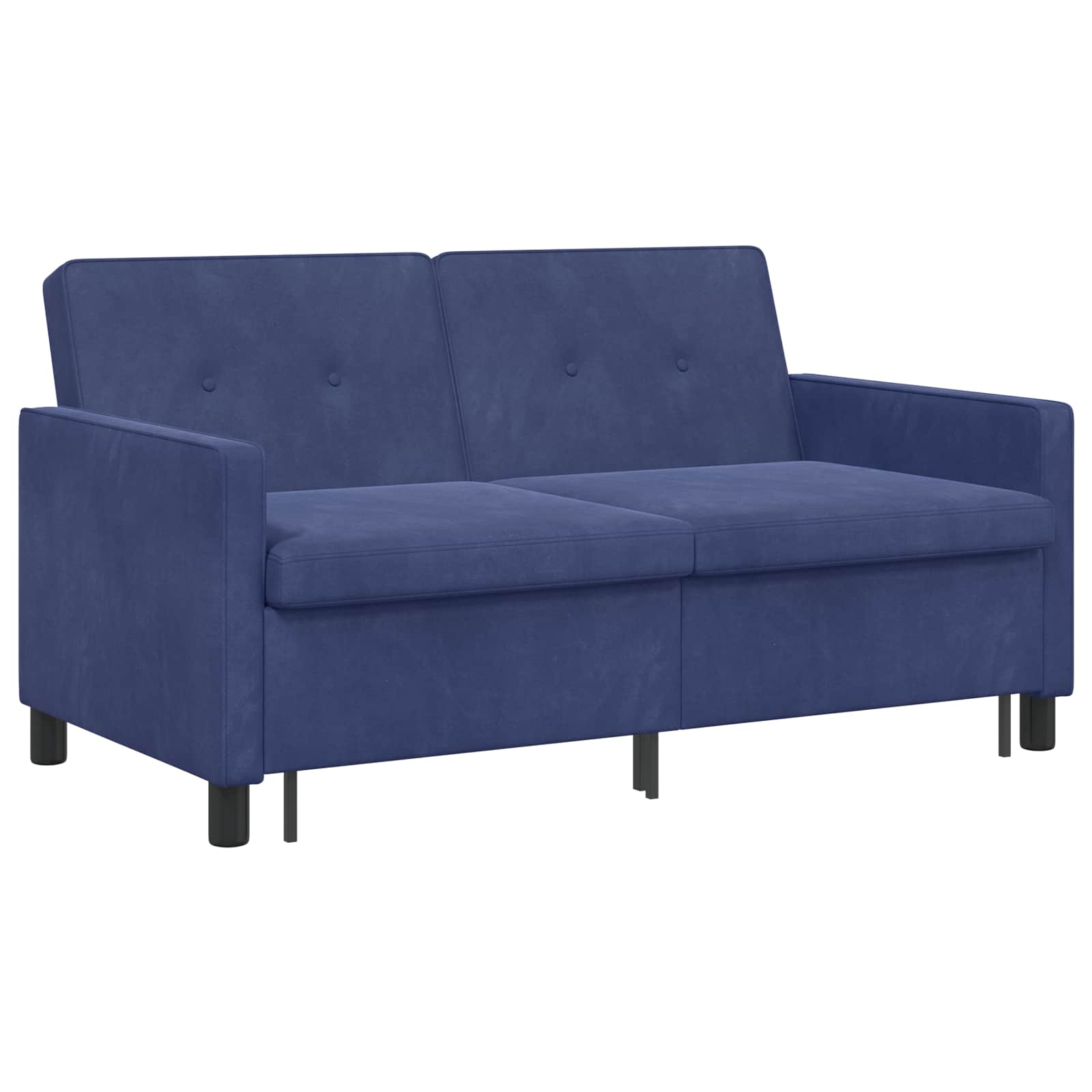 vidaXL Sofa Bed Niebieski policyjny tkanina