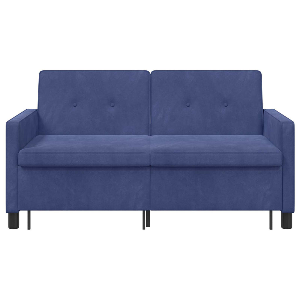 vidaXL Sofa Bed Niebieski policyjny tkanina