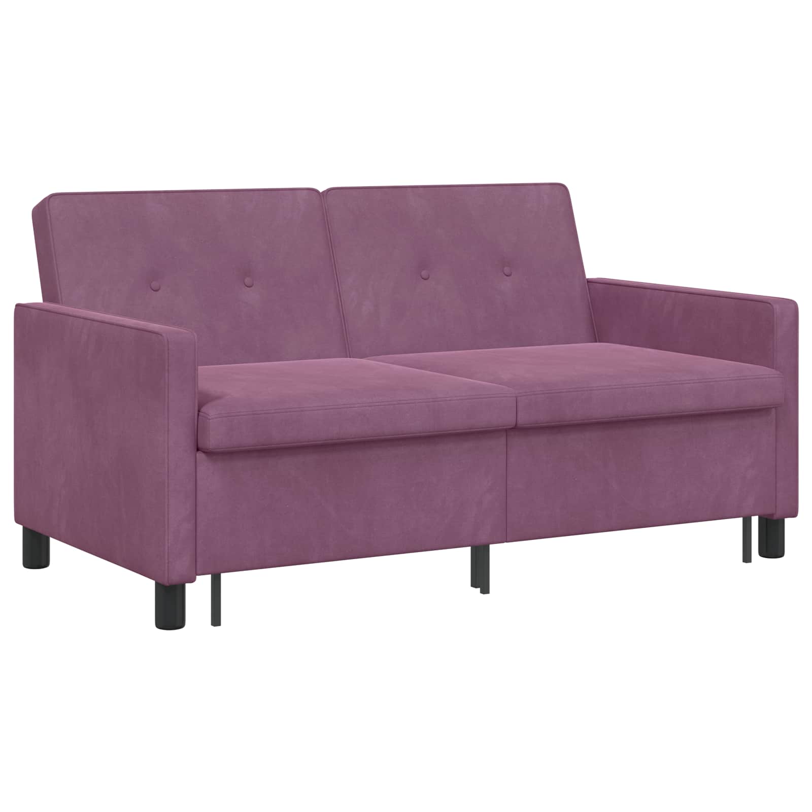 vidaXL Sofa Bed Fioletowy tkanina