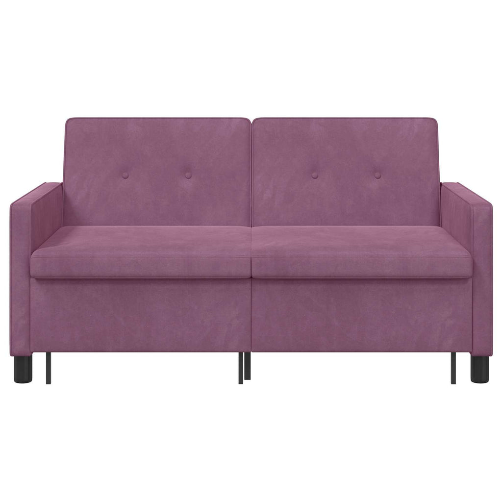 vidaXL Sofa Bed Fioletowy tkanina