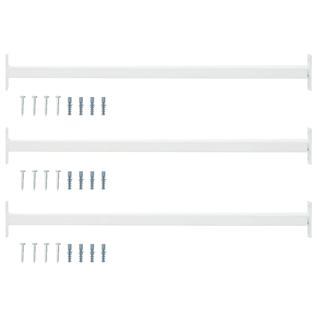 vidaXL Regulowany zabezpieczenie okienne 3 szt. 710 -1200 mm Stal