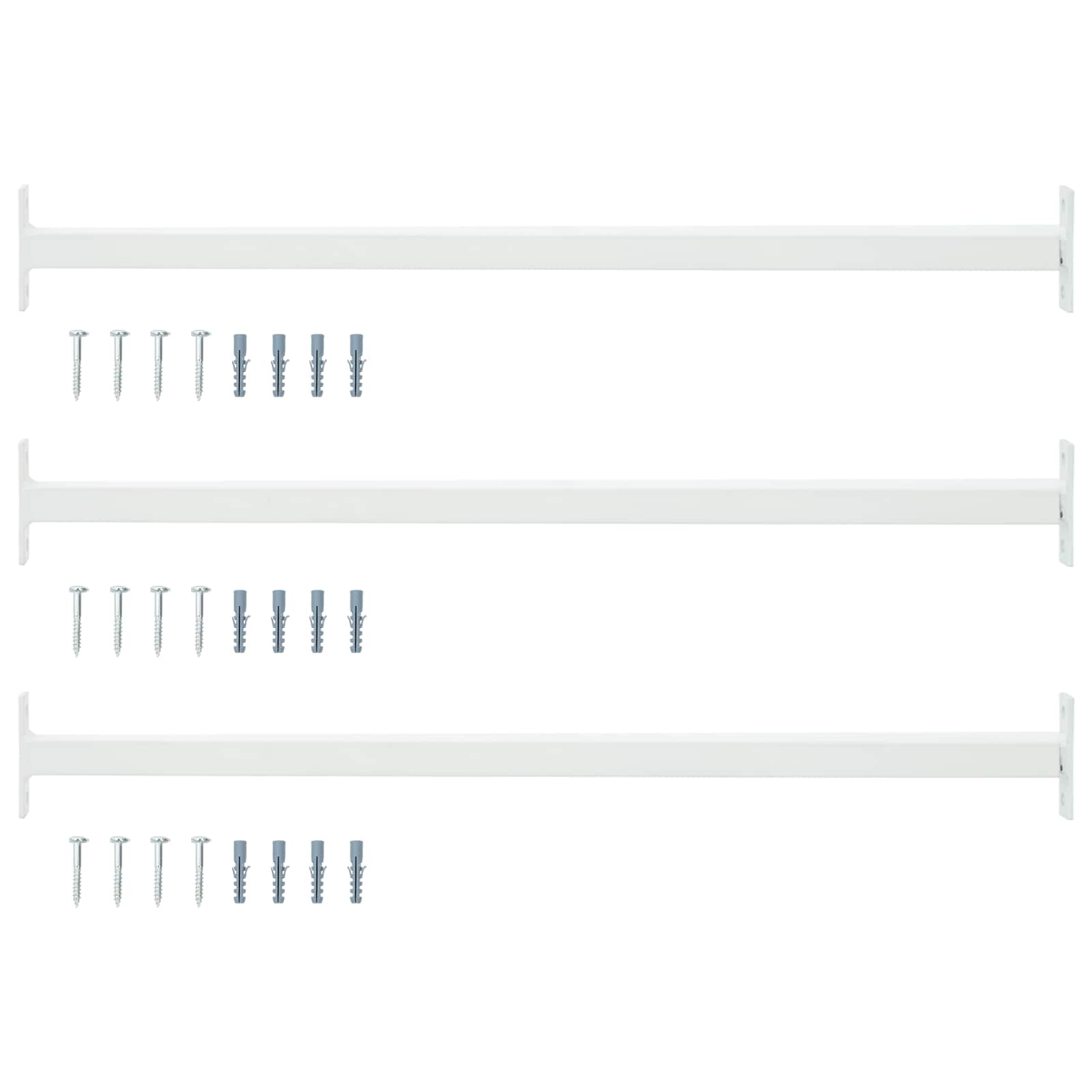 vidaXL Regulowany zabezpieczenie okienne 3 szt. 710 -1200 mm Stal