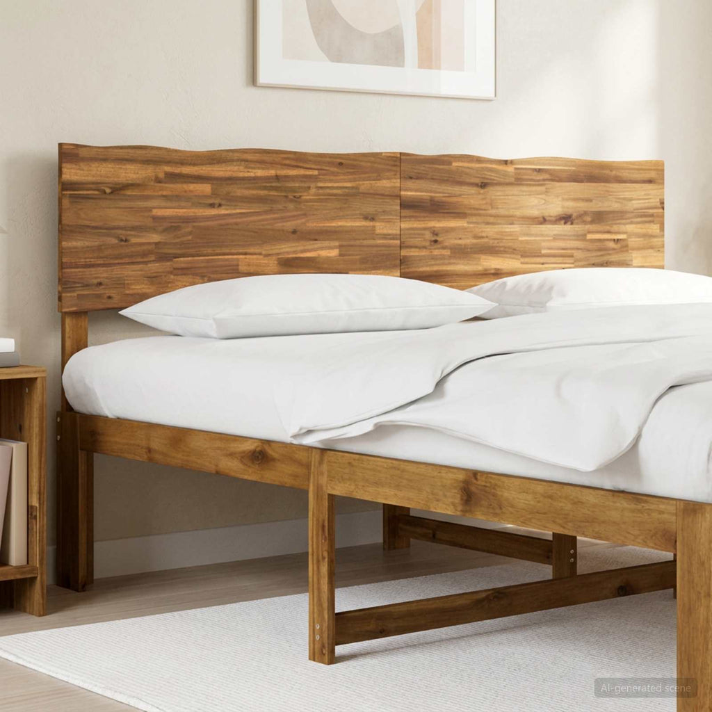 vidaXL Zagłówek z naturalnym brzegiem ROSTOCK naturalny 180 cm