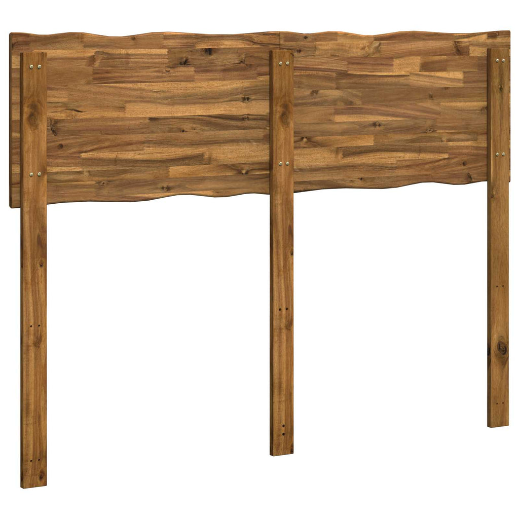 vidaXL Zagłówek z naturalnym brzegiem ROSTOCK naturalny 140 cm