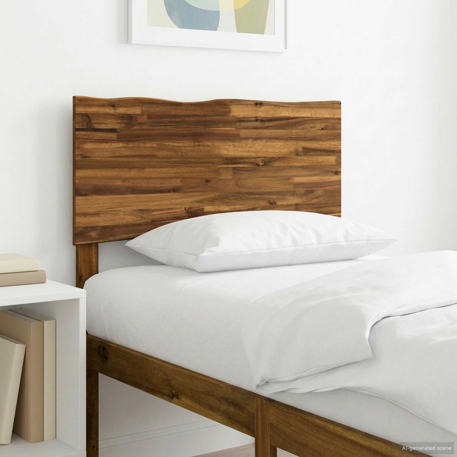 vidaXL Zagłówek z naturalnym brzegiem ROSTOCK naturalny 90 cm