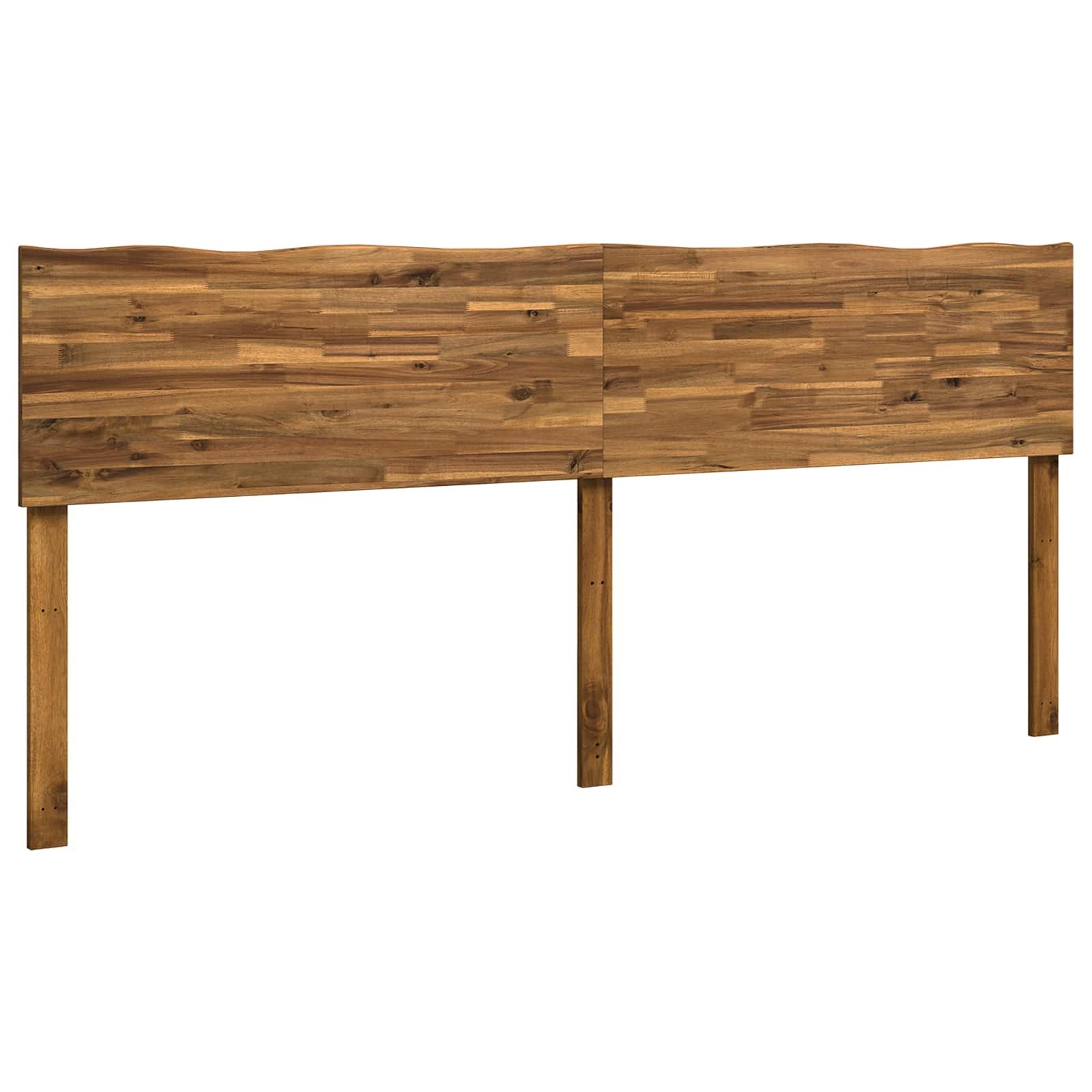 vidaXL Zagłówek z naturalnym brzegiem ROSTOCK naturalny 200 cm