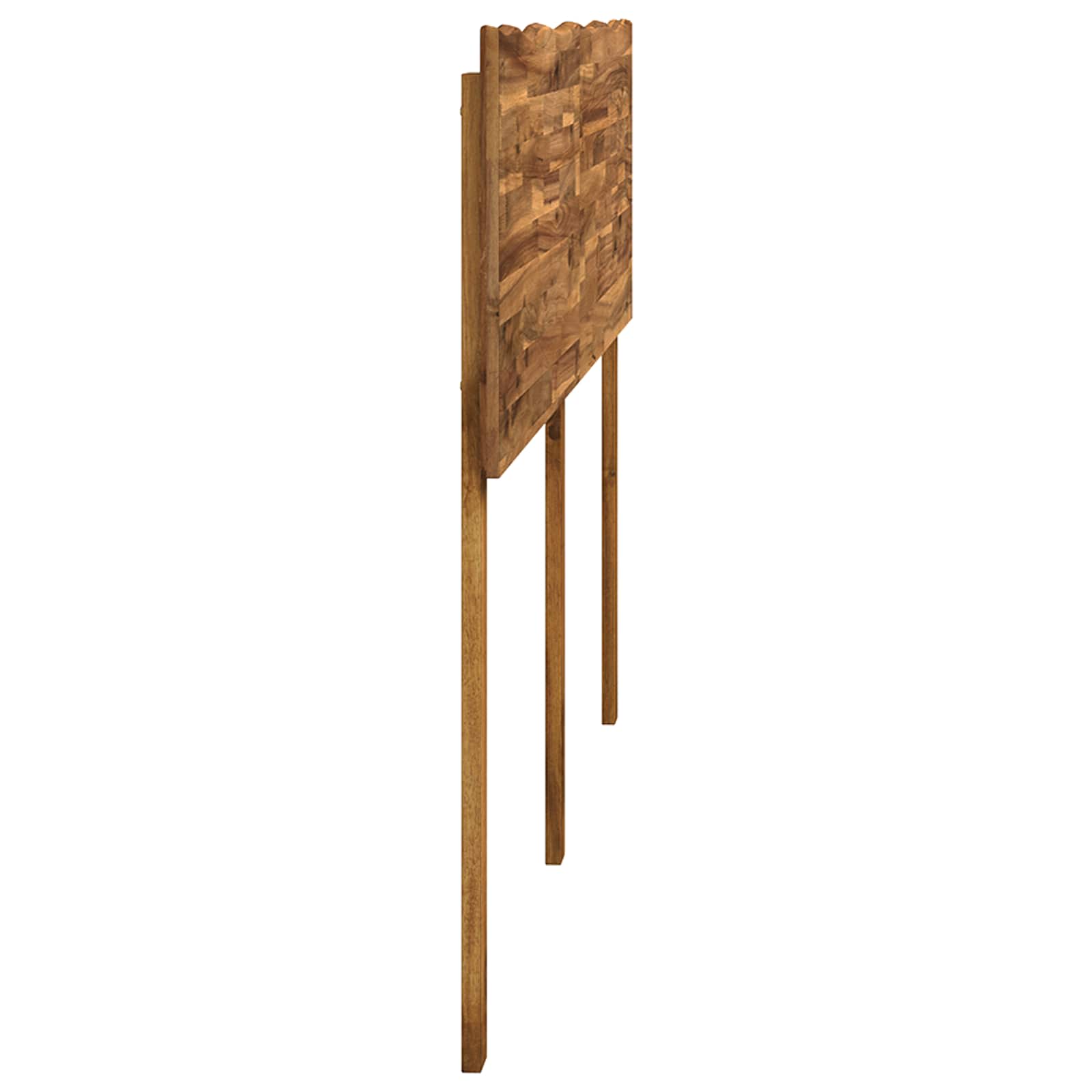 vidaXL Zagłówek z naturalnym brzegiem ROSTOCK naturalny 120 cm
