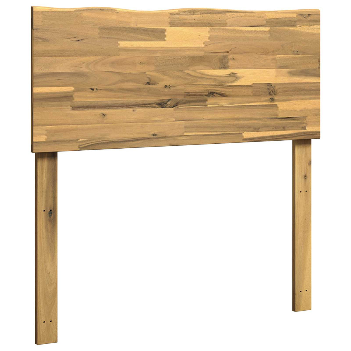 vidaXL Zagłówek z naturalnym brzegiem ROSTOCK Biały 80 cm