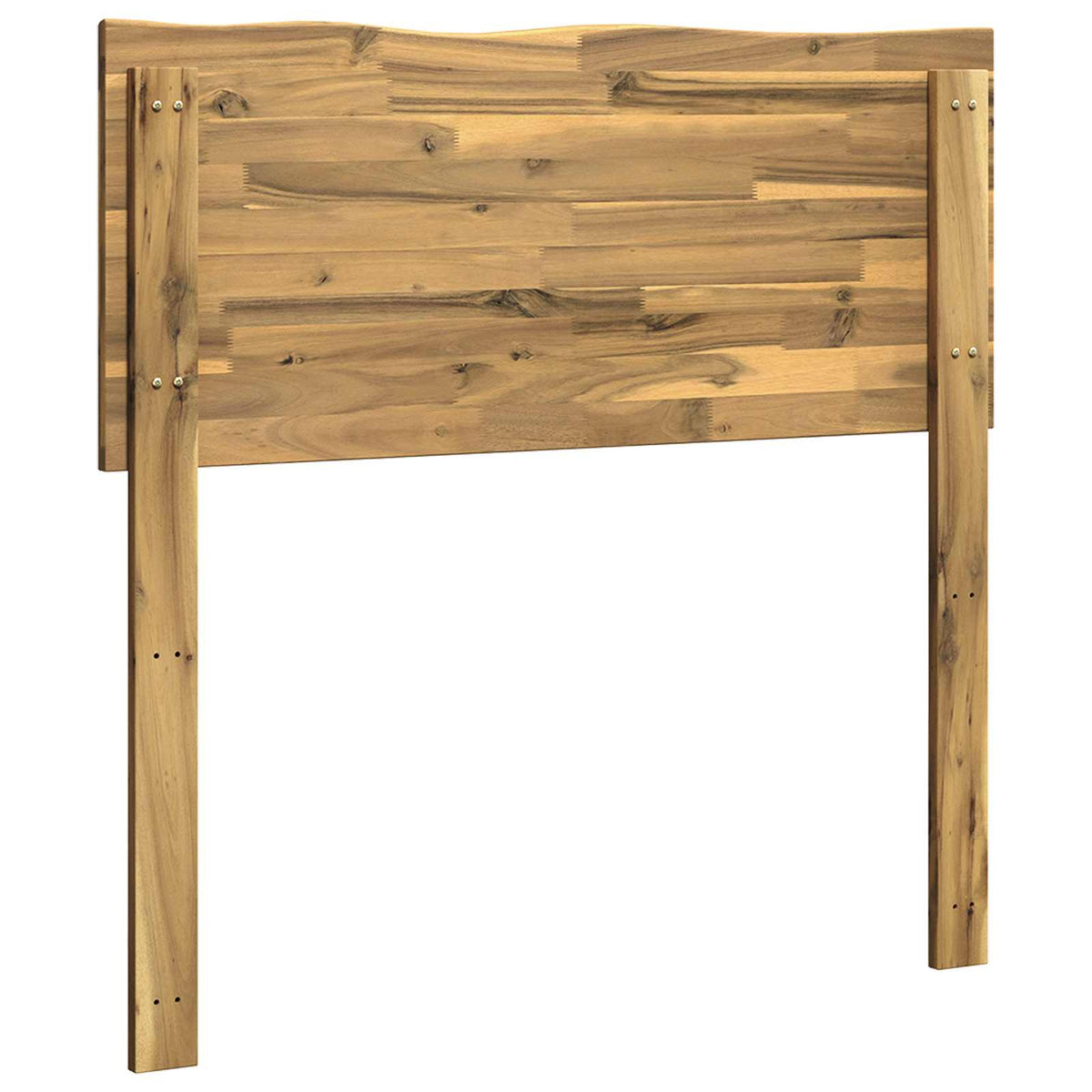 vidaXL Zagłówek z naturalnym brzegiem ROSTOCK Biały 80 cm