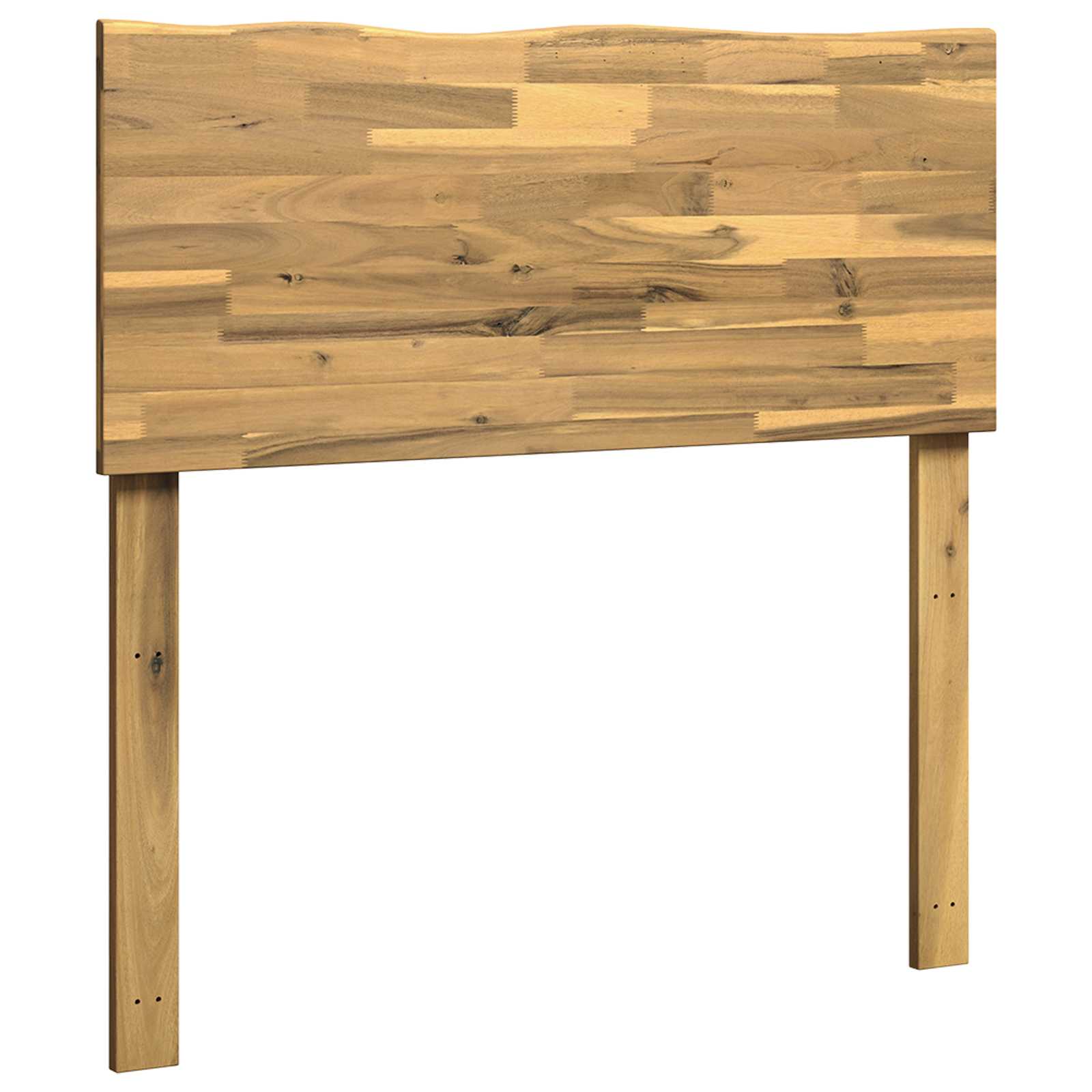 vidaXL Zagłówek z naturalnym brzegiem ROSTOCK Biały 75 cm