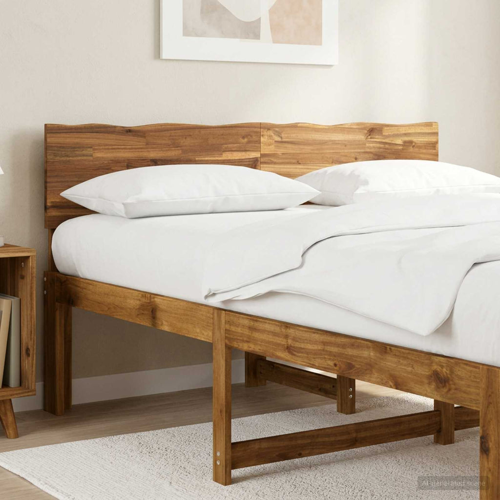 vidaXL Zagłówek z naturalnym brzegiem ROSTOCK naturalny 120 cm
