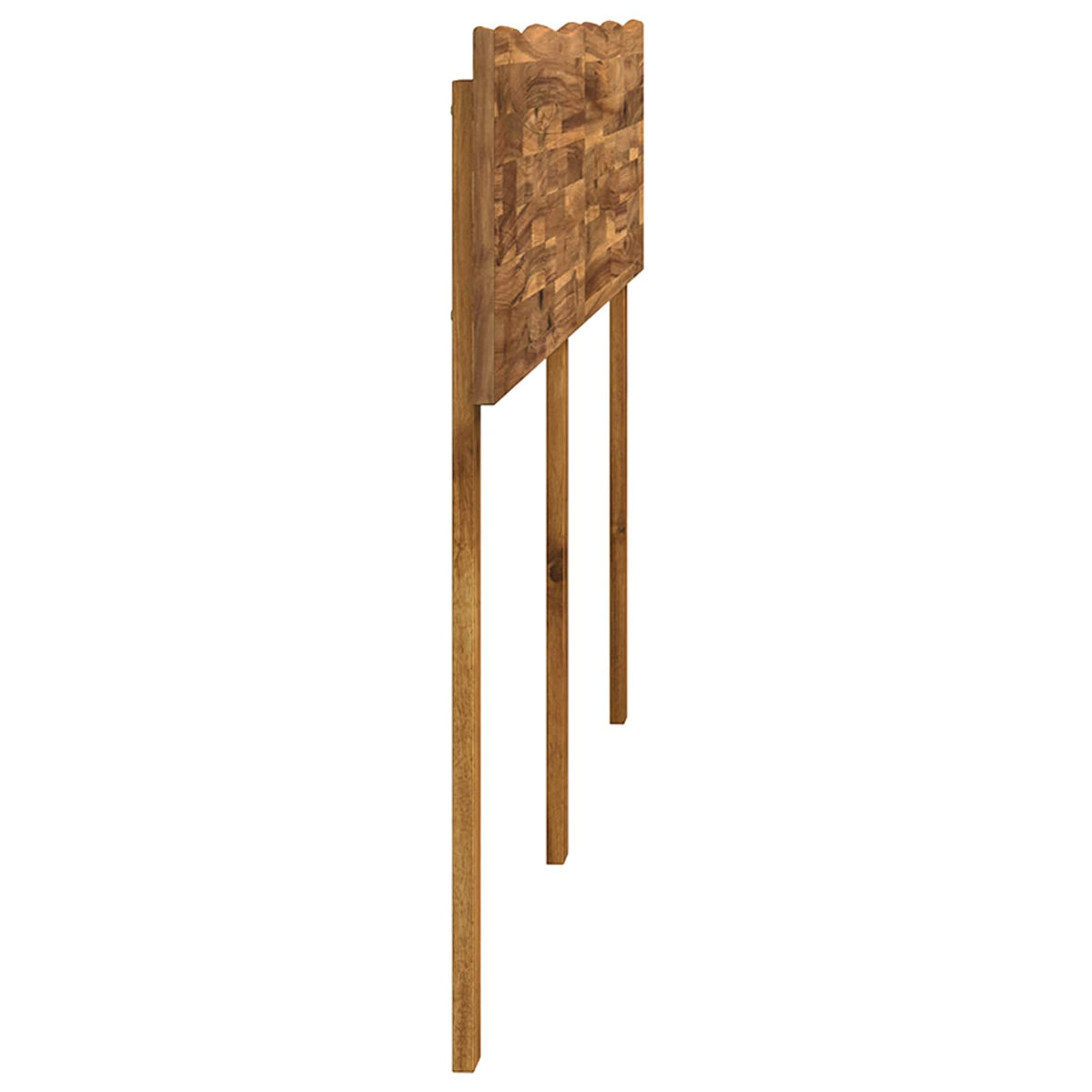 vidaXL Zagłówek z naturalnym brzegiem ROSTOCK naturalny 150 cm