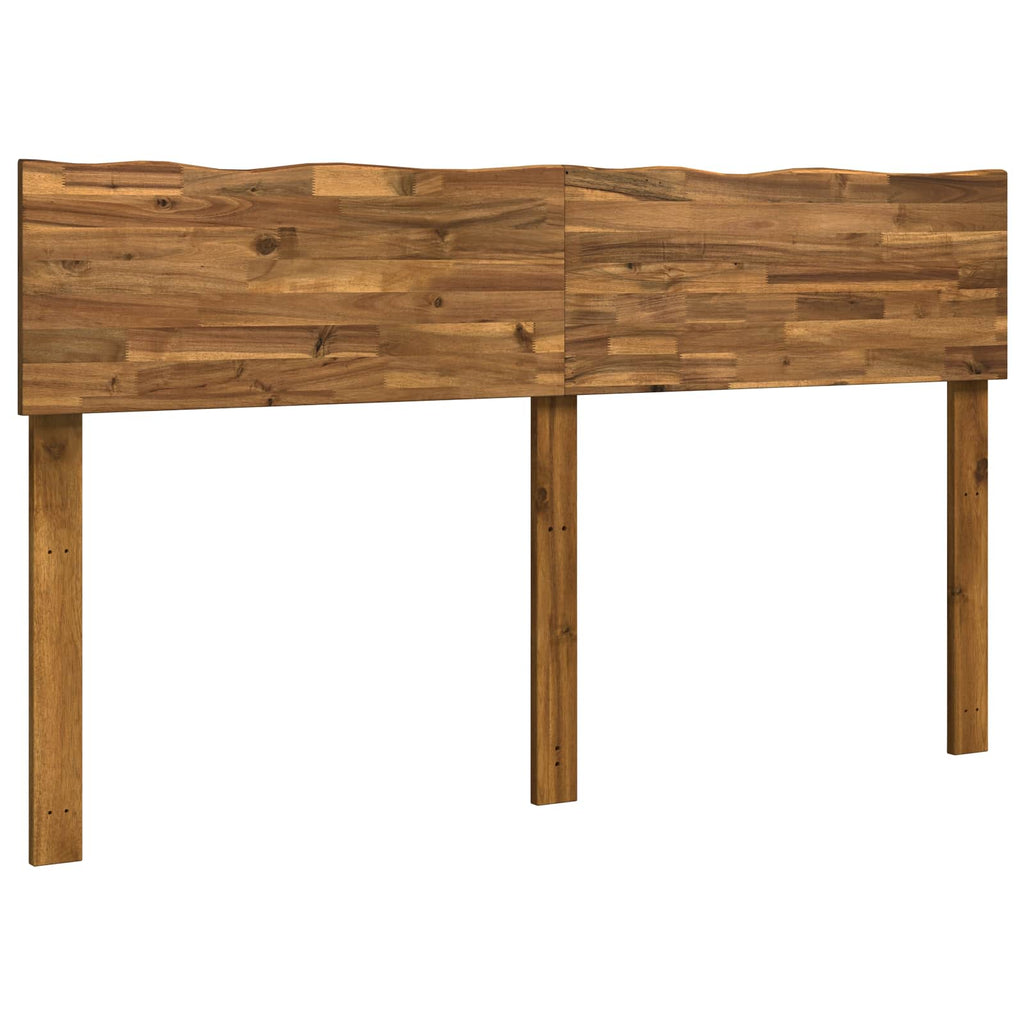 vidaXL Zagłówek z naturalnym brzegiem ROSTOCK naturalny 120 cm