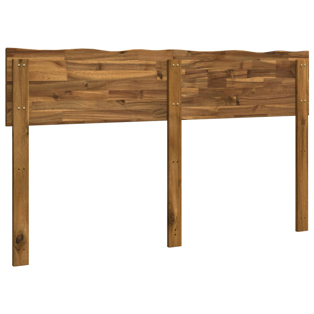 vidaXL Zagłówek z naturalnym brzegiem ROSTOCK naturalny 120 cm