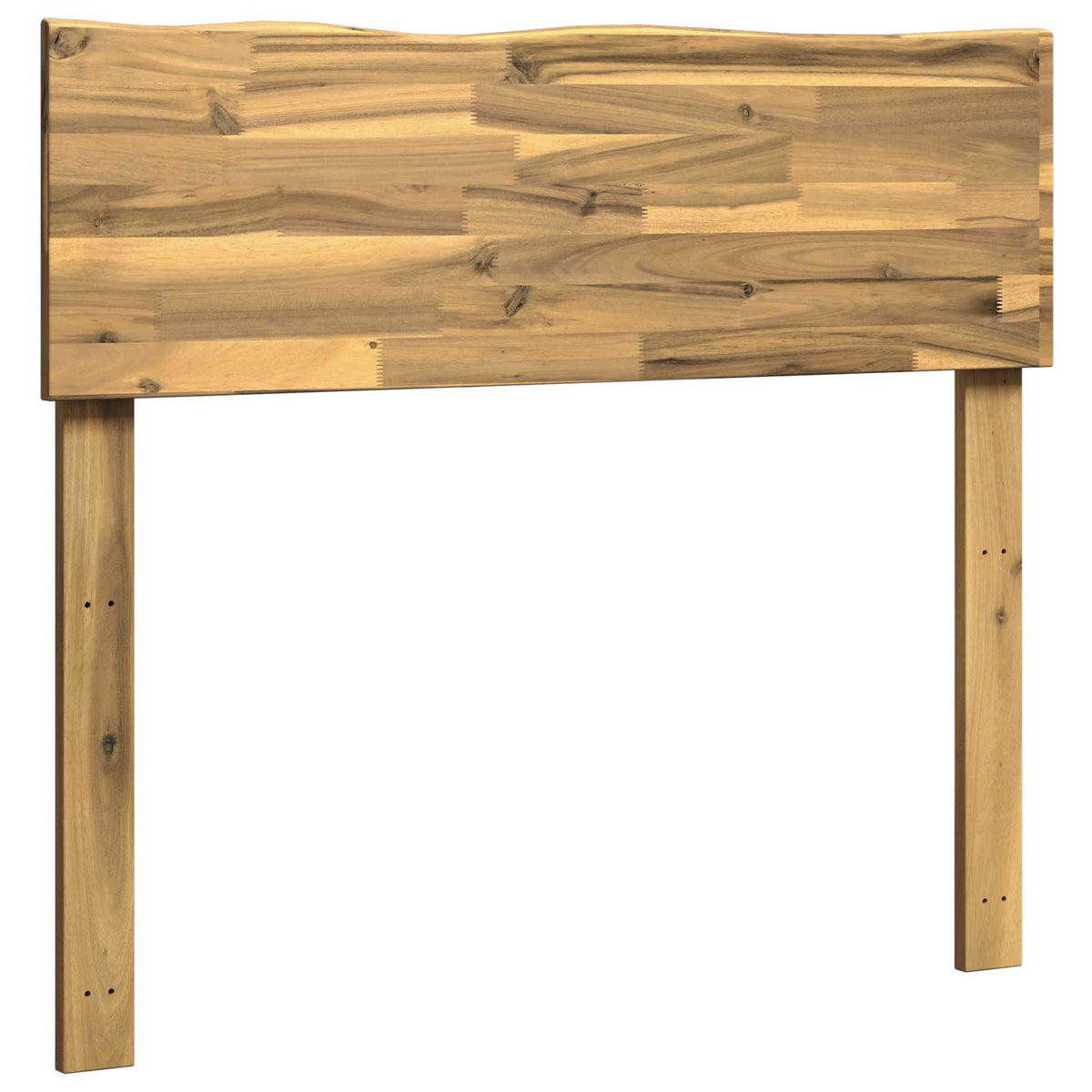 vidaXL Zagłówek z naturalnym brzegiem ROSTOCK Biały 90 cm