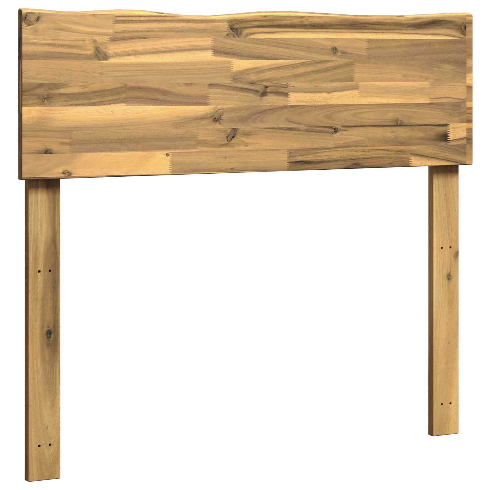 vidaXL Zagłówek z naturalnym brzegiem ROSTOCK Biały 80 cm