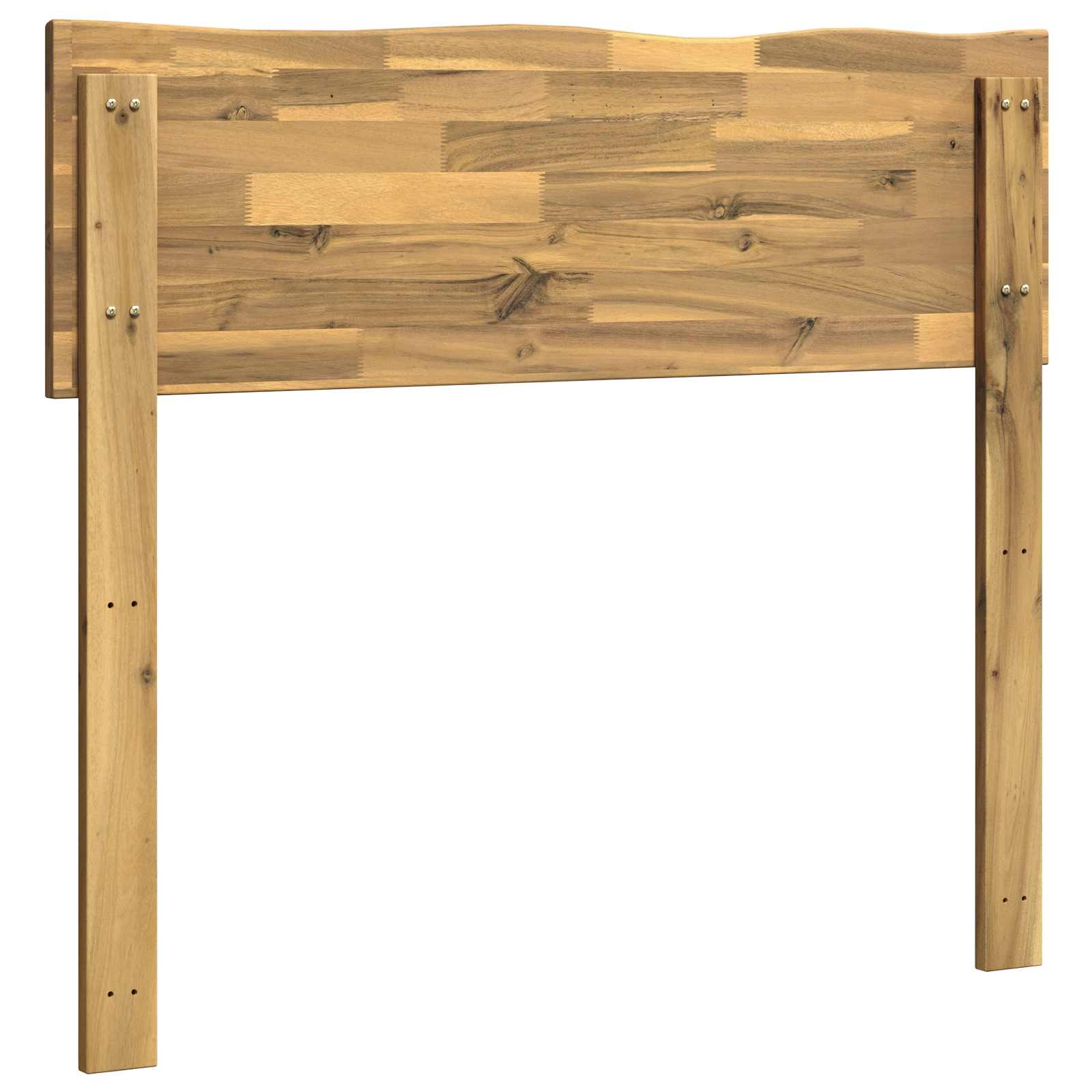 vidaXL Zagłówek z naturalnym brzegiem ROSTOCK Biały 80 cm