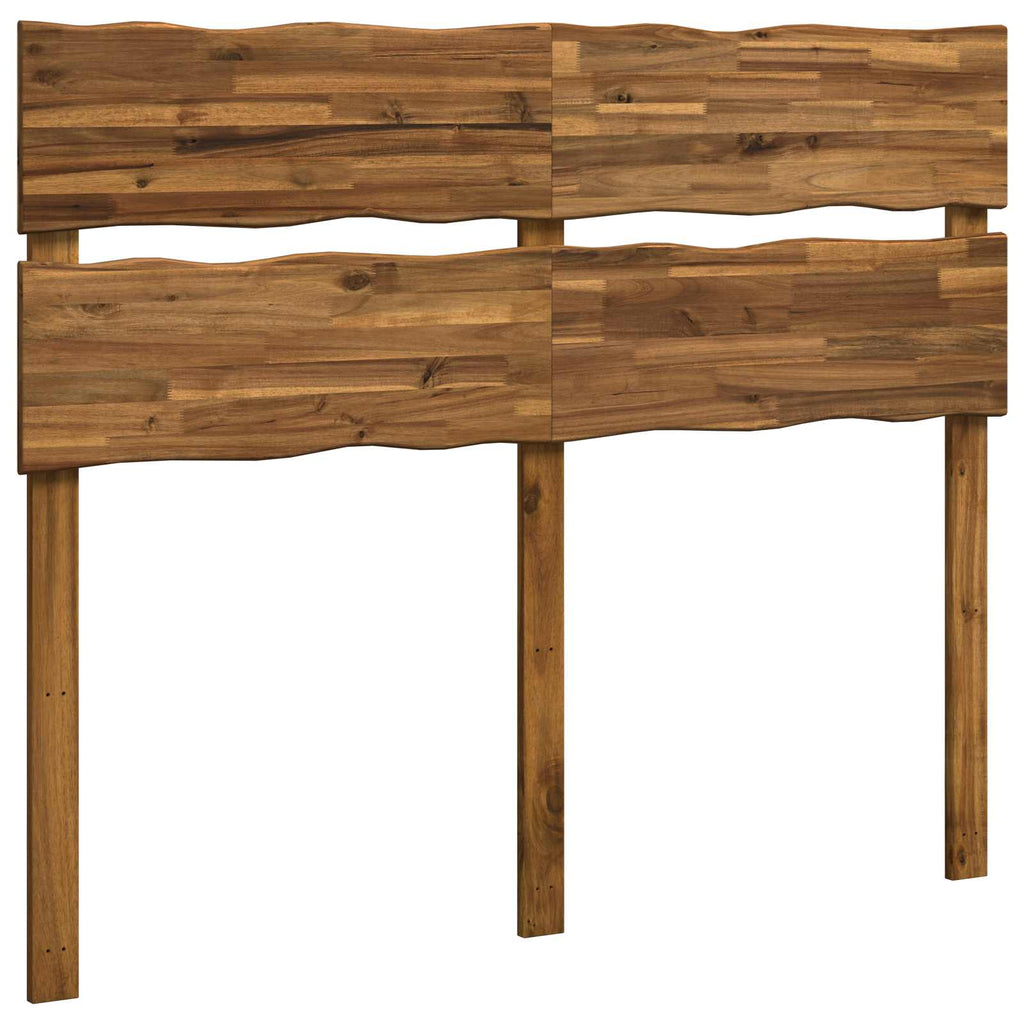 vidaXL Zagłówek z naturalnym brzegiem ROSTOCK naturalny 120 cm