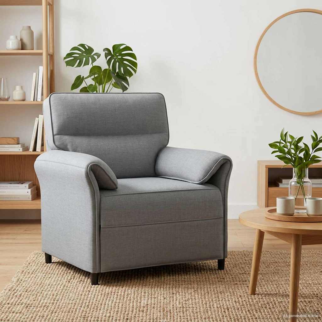 vidaXL Sofa 100% poliester, metalowa rama, MDF, sklejka