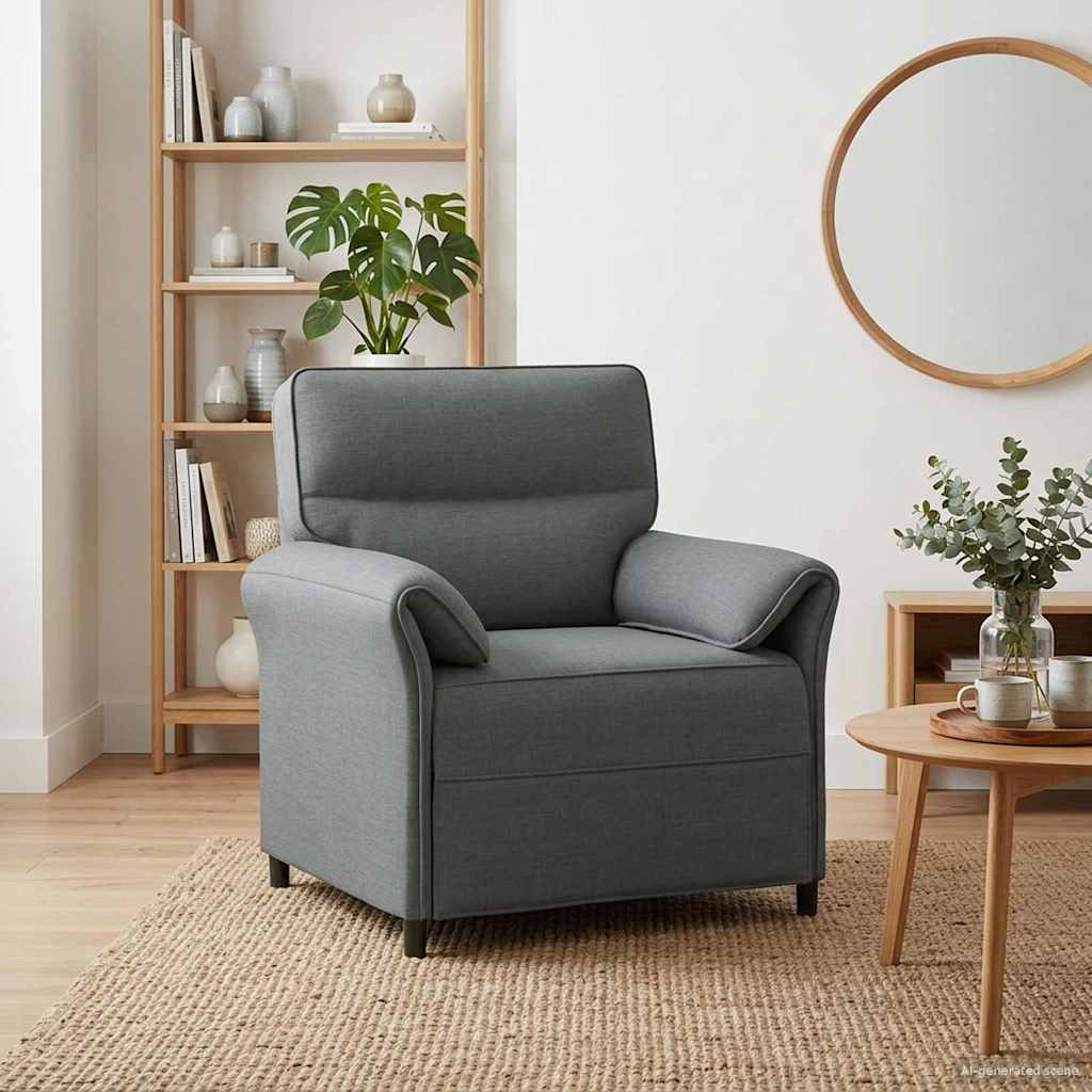 vidaXL Sofa 100% poliester, metalowa rama, MDF, sklejka