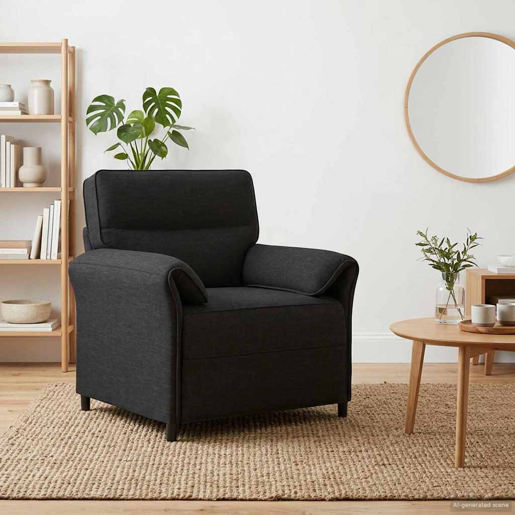 vidaXL Sofa 100% poliester, metalowa rama, MDF, sklejka