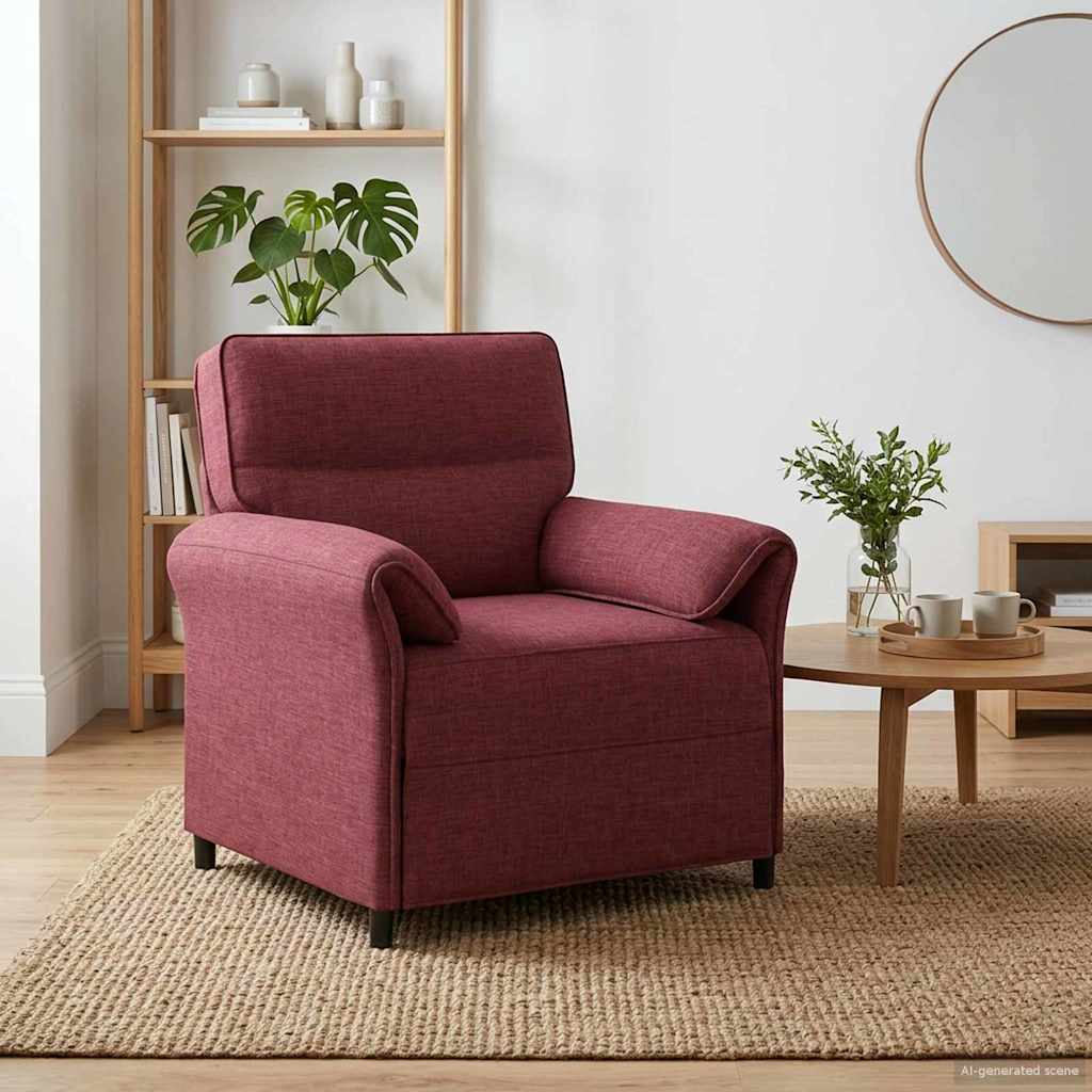 vidaXL Sofa 100% poliester, metalowa rama, MDF, sklejka