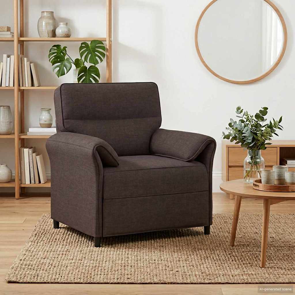 vidaXL Sofa 100% poliester, metalowa rama, MDF, sklejka