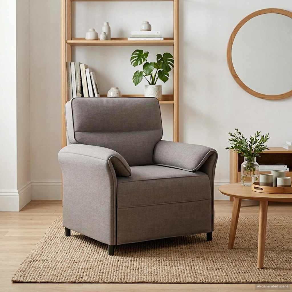 vidaXL Sofa 100% poliester, metalowa rama, MDF, sklejka