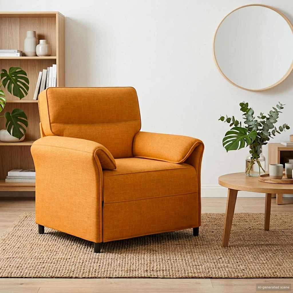 vidaXL Sofa 100% poliester, metalowa rama, MDF, sklejka