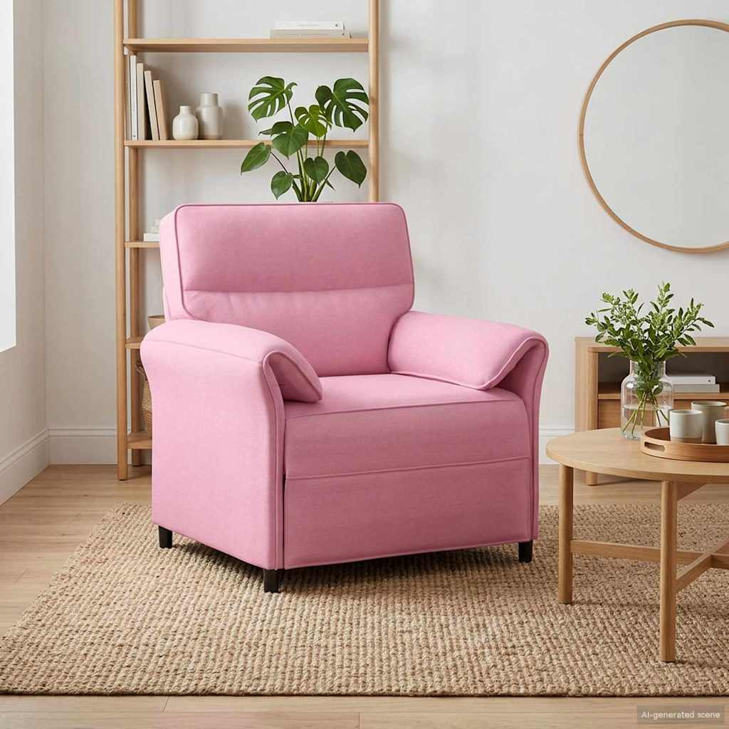 vidaXL Sofa 100% poliester, metalowa rama, MDF, sklejka