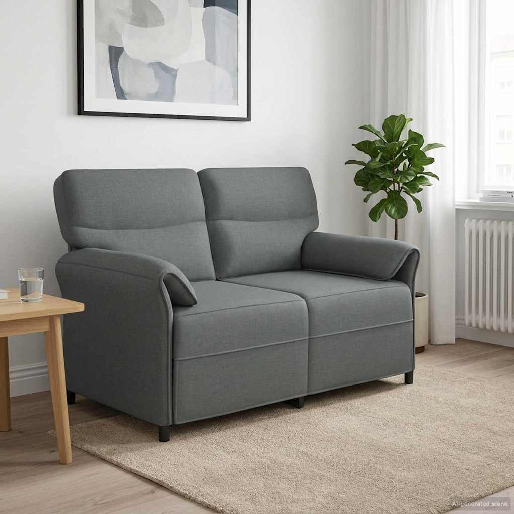 vidaXL Sofa 100% poliester, metalowa rama, MDF, sklejka