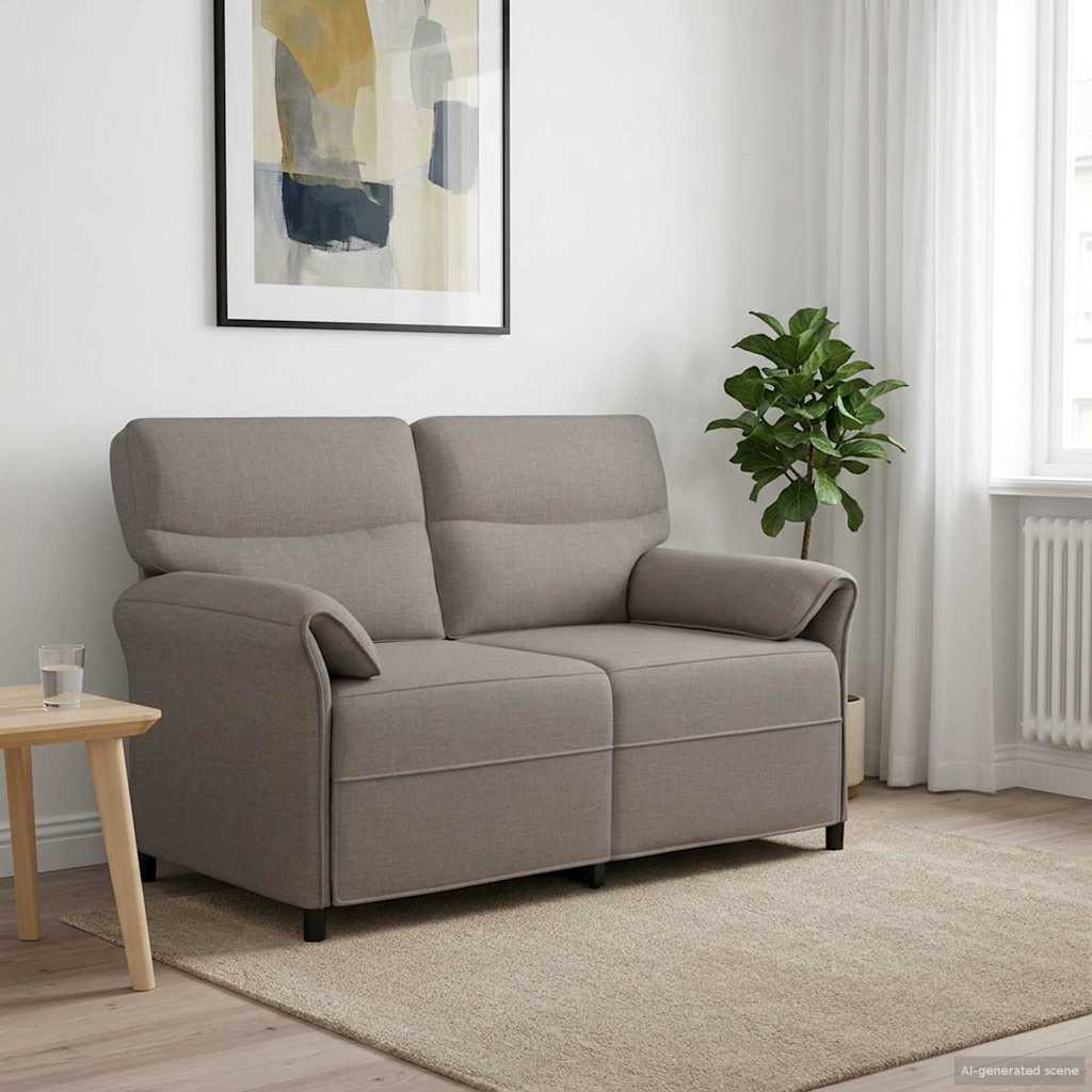 vidaXL Sofa 100% poliester, metalowa rama, MDF, sklejka