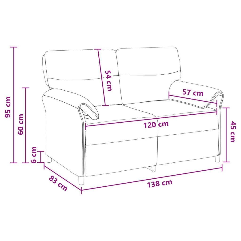 vidaXL Sofa 100% poliester, metalowa rama, MDF, sklejka