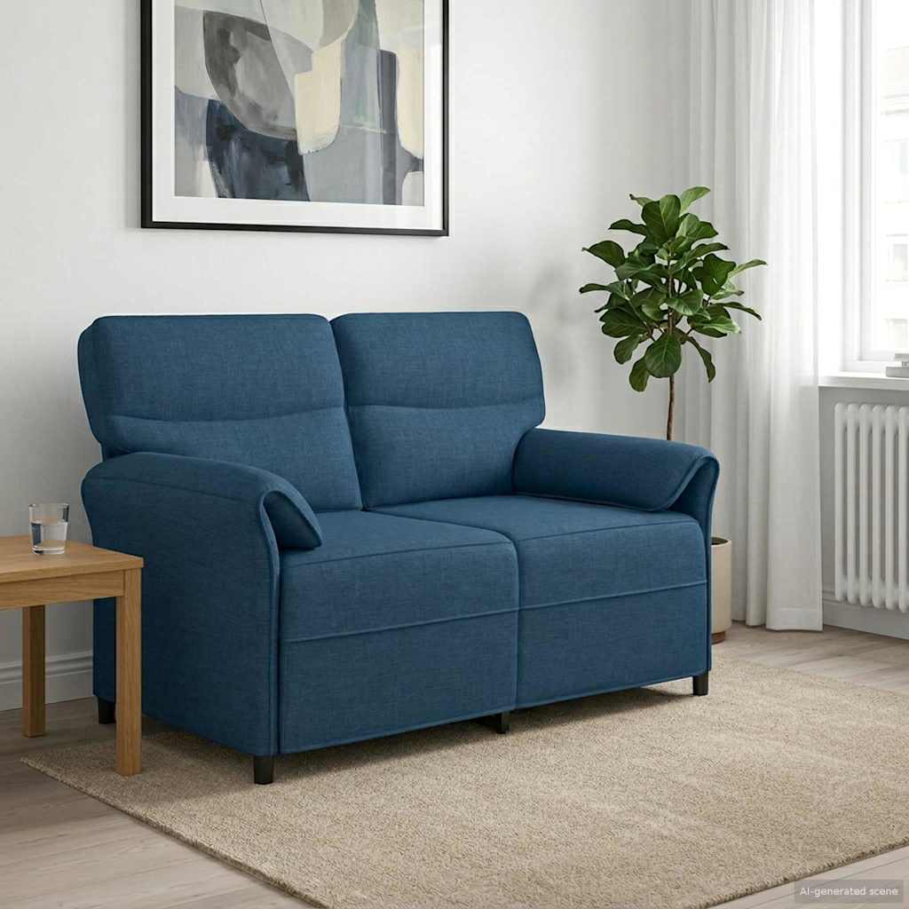 vidaXL Sofa 100% poliester, metalowa rama, MDF, sklejka