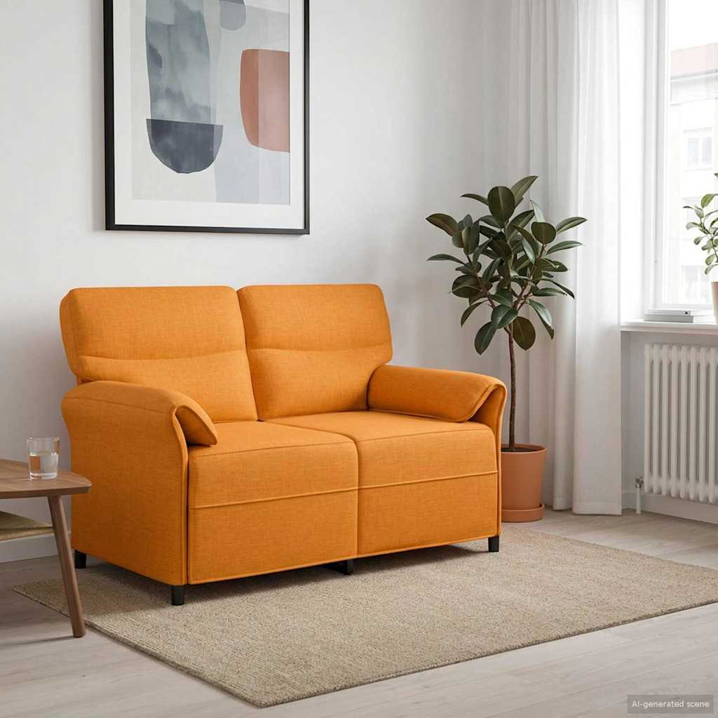 vidaXL Sofa 100% poliester, metalowa rama, MDF, sklejka