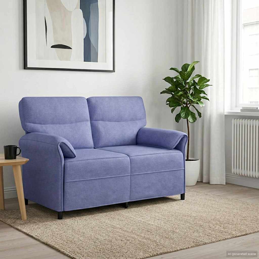 vidaXL Sofa 100% poliester, metalowa rama, MDF, sklejka