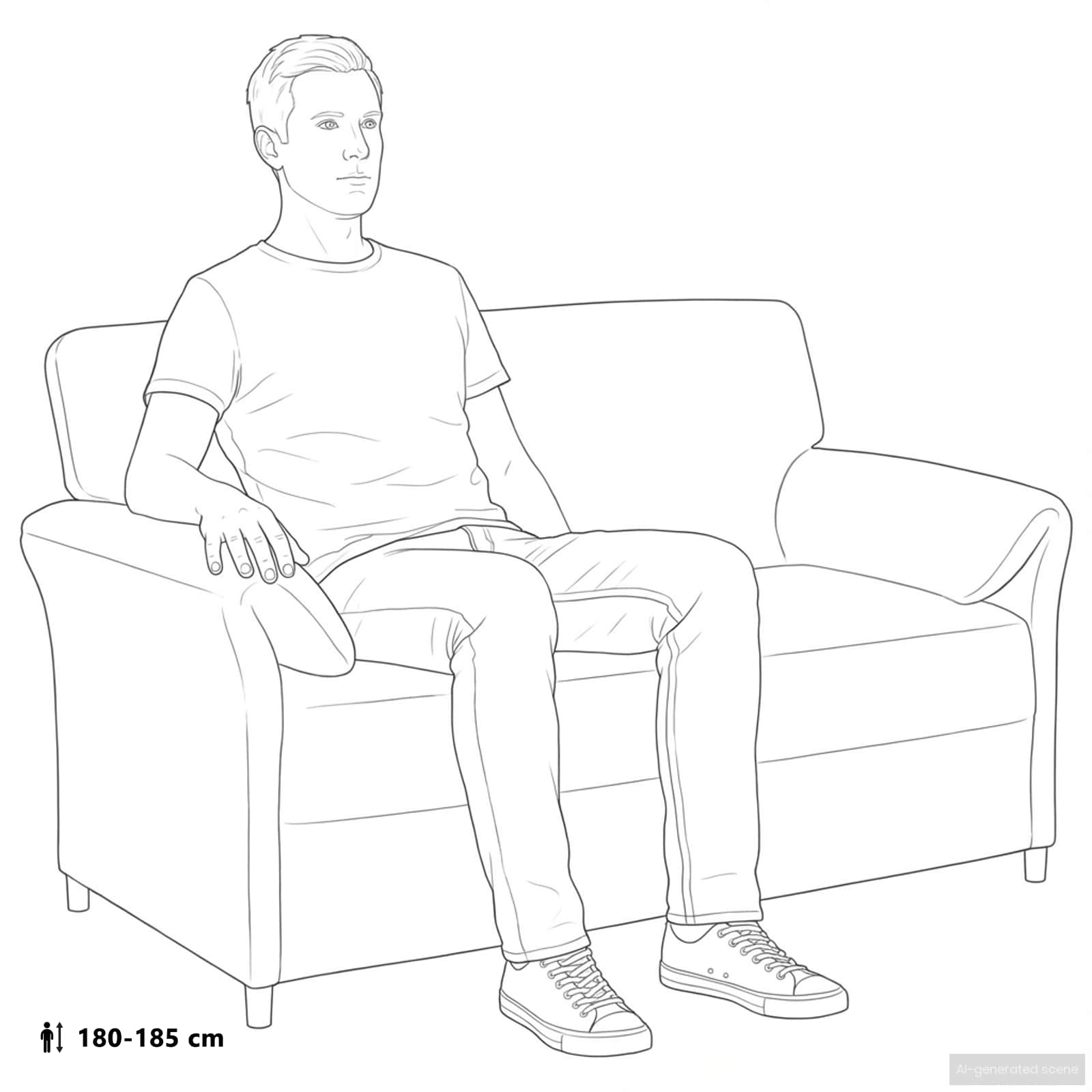 vidaXL Sofa 100% poliester, metalowa rama, MDF, sklejka