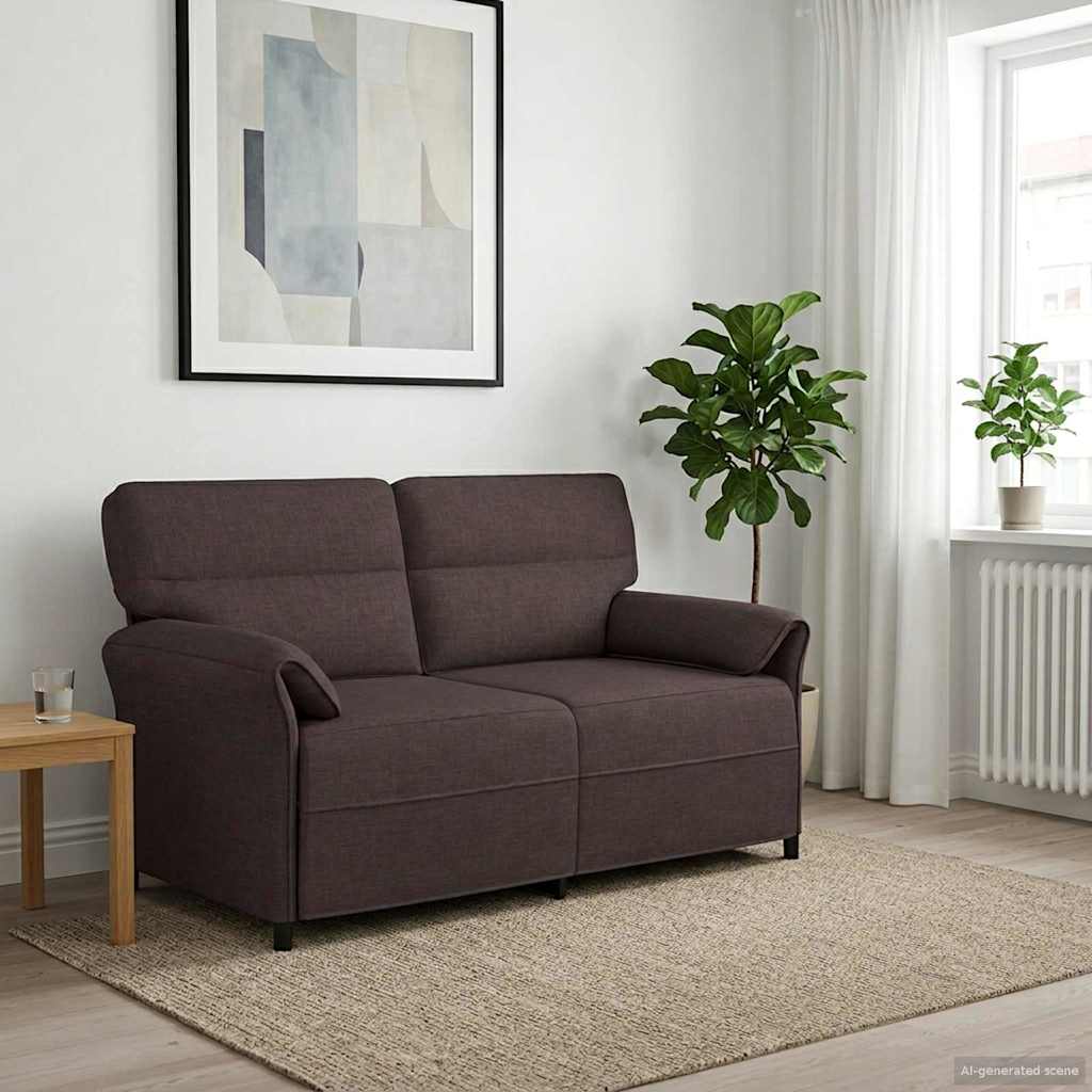 vidaXL Sofa 100% poliester, metalowa rama, MDF, sklejka