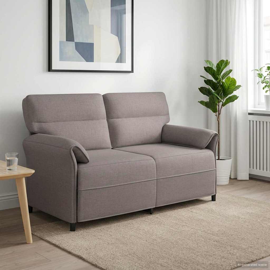 vidaXL Sofa 100% poliester, metalowa rama, MDF, sklejka