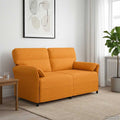 vidaXL Sofa 100% poliester, metalowa rama, MDF, sklejka