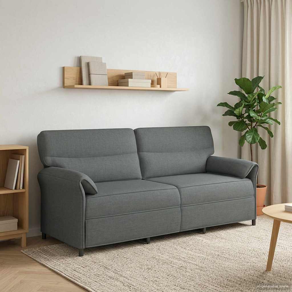 vidaXL Sofa 100% poliester, metalowa rama, MDF, sklejka