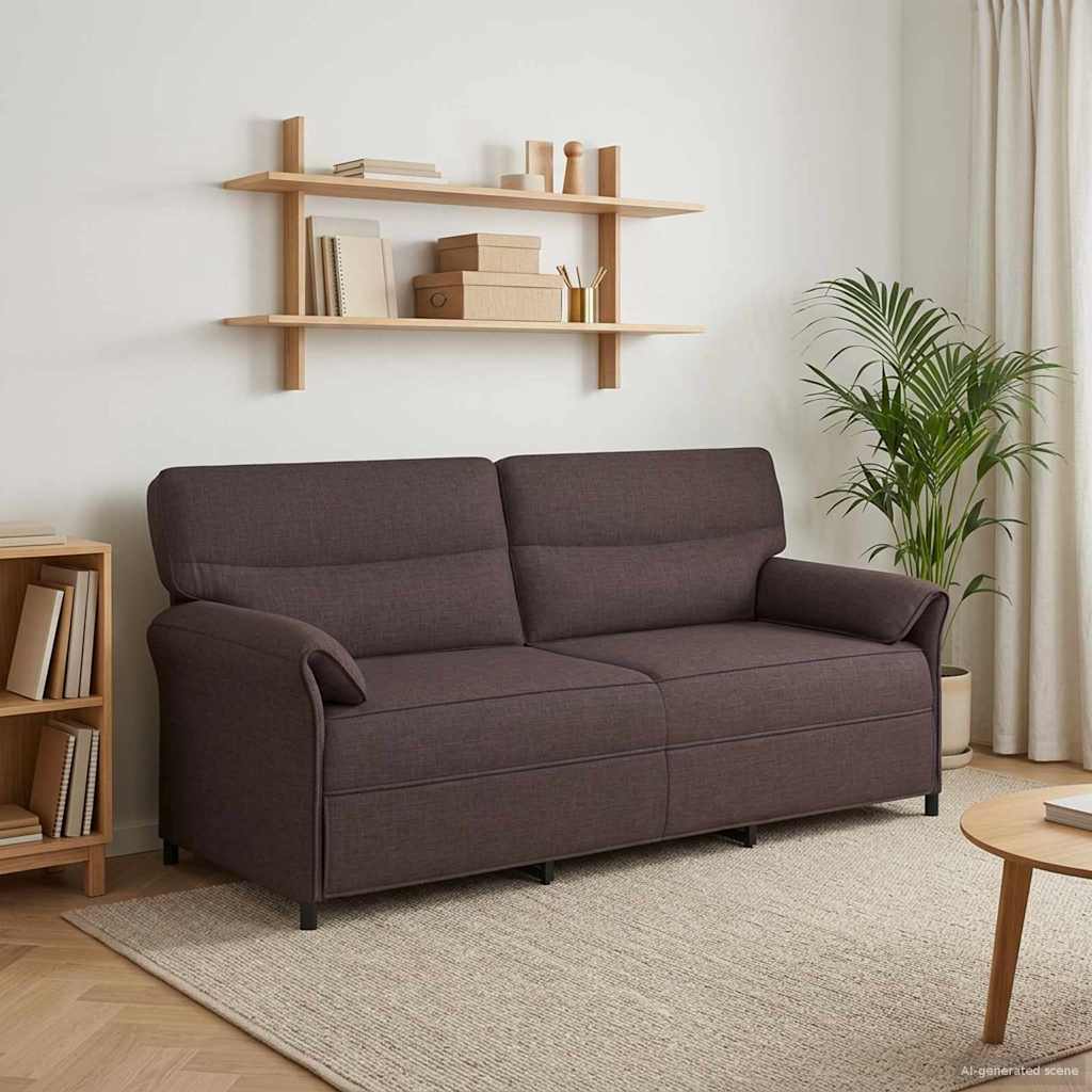 vidaXL Sofa 100% poliester, metalowa rama, MDF, sklejka
