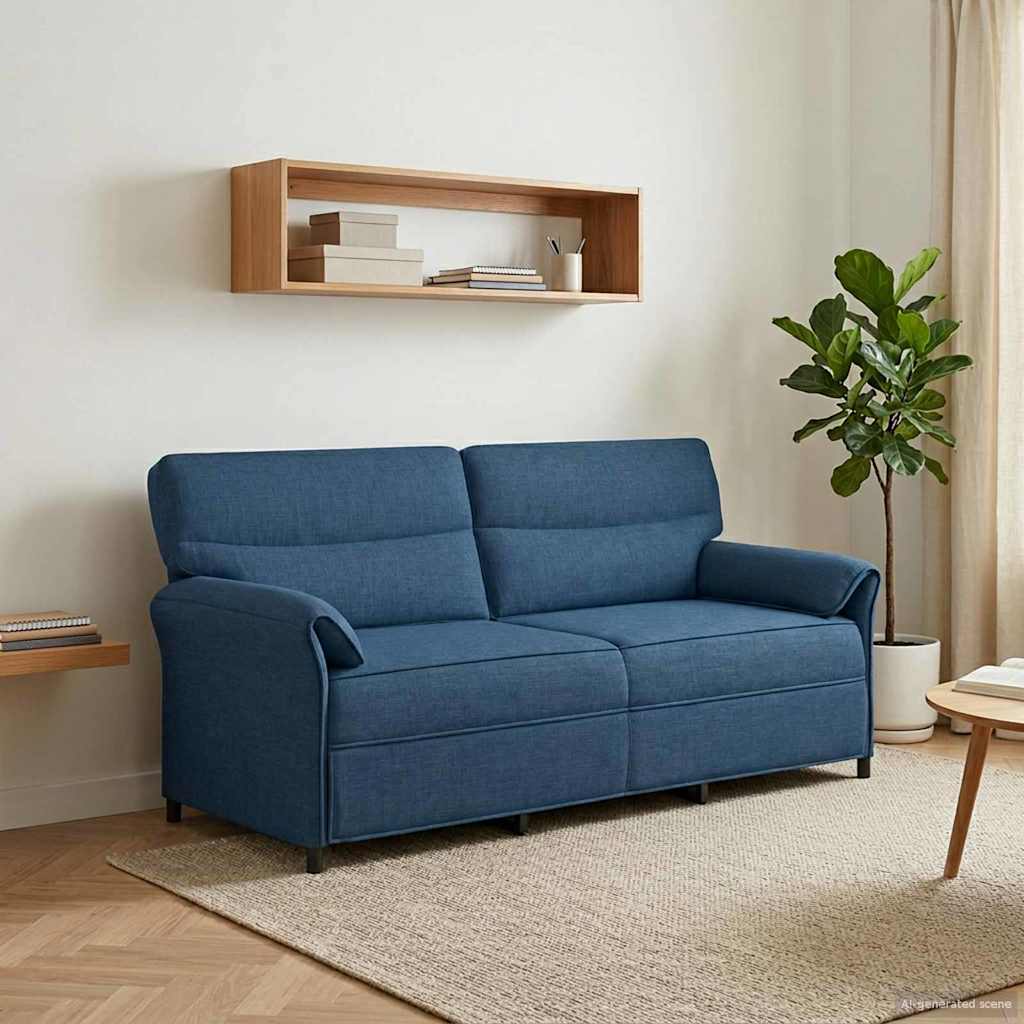 vidaXL Sofa 100% poliester, metalowa rama, MDF, sklejka