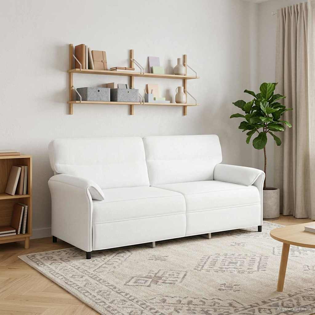 vidaXL Sofa 100% poliester, metalowa rama, MDF, sklejka
