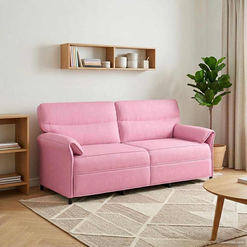 vidaXL Sofa 100% poliester, metalowa rama, MDF, sklejka