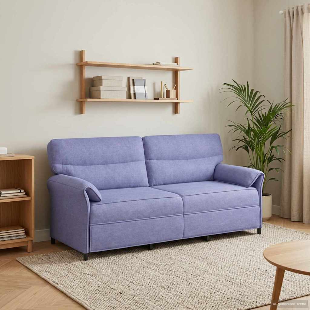 vidaXL Sofa 100% poliester, metalowa rama, MDF, sklejka