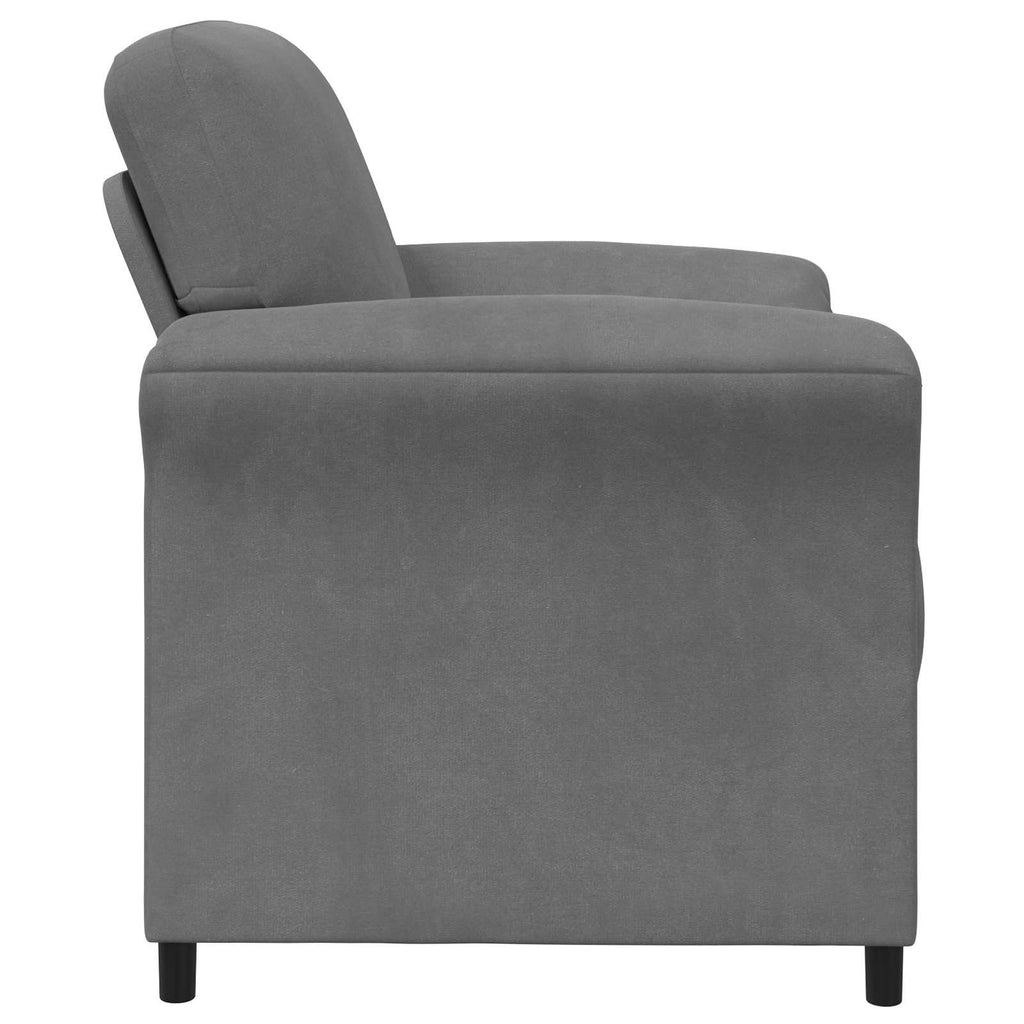 vidaXL Sofa 1-osobowa ciemnoszary 88 x 83 x 95 cm Welur